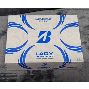Bridgestone Golf Lady Precept White Golf Balls 12 Pack New 1LWX6D Soft Distance